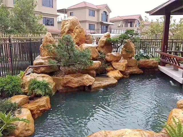 阳谷室内水景设计鱼池